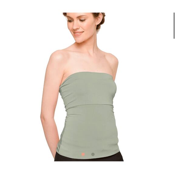 Two birds New York The Bandeau Like Green Size Medium NWOT - Picture 1 of 6